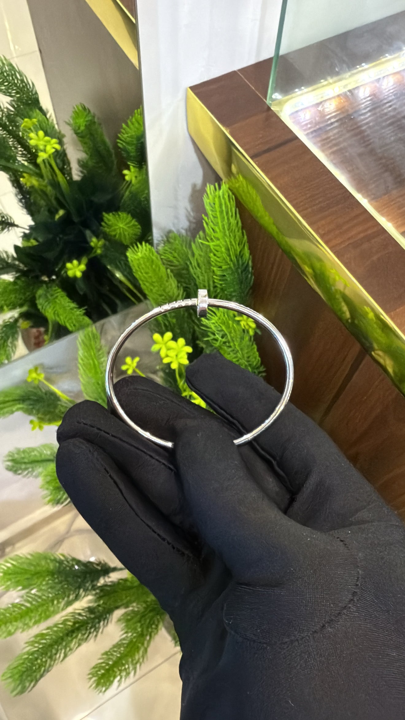 18-karat Cartier Nail Bracelet