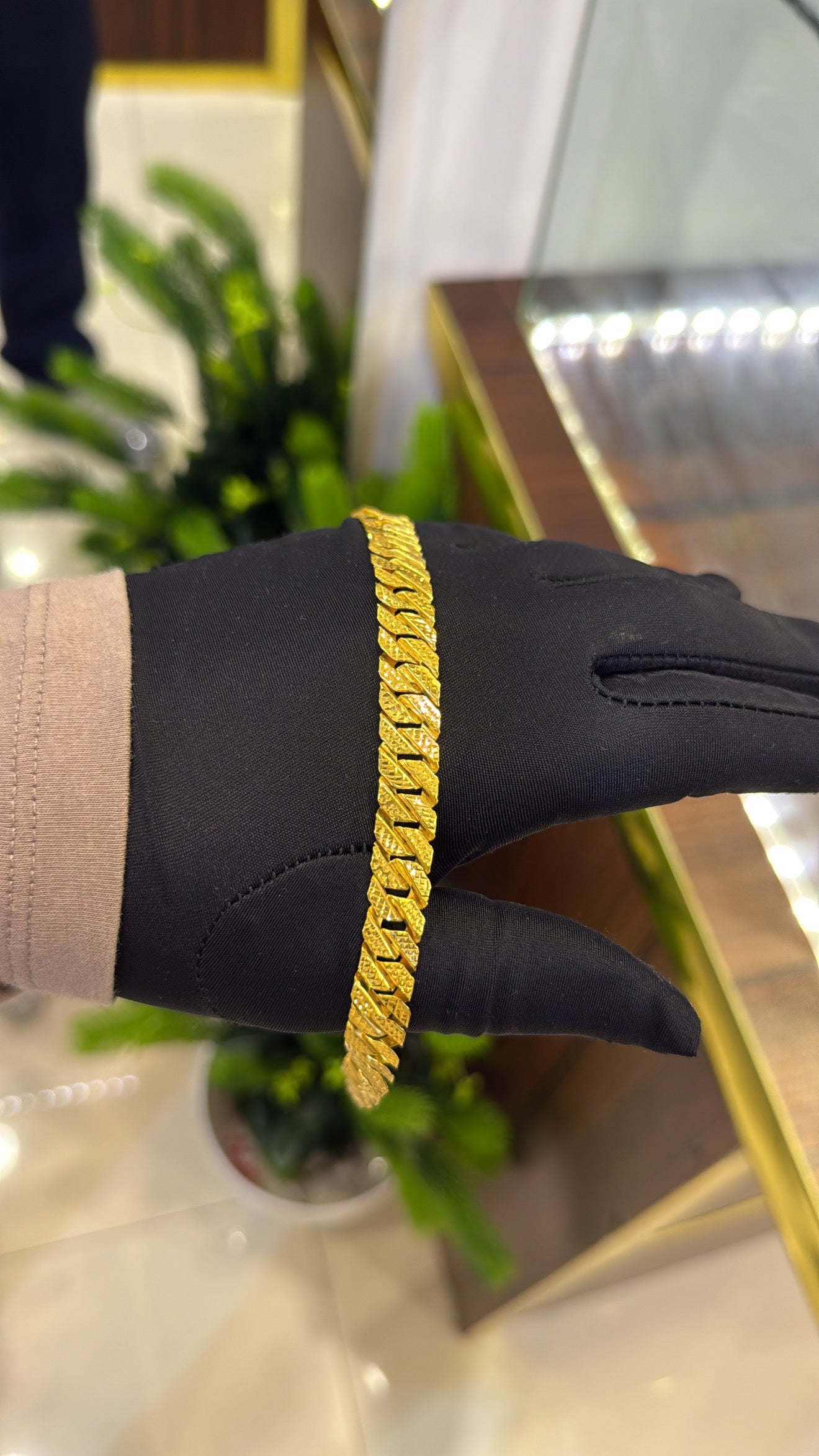 22-Karat Miami Links Bracelet