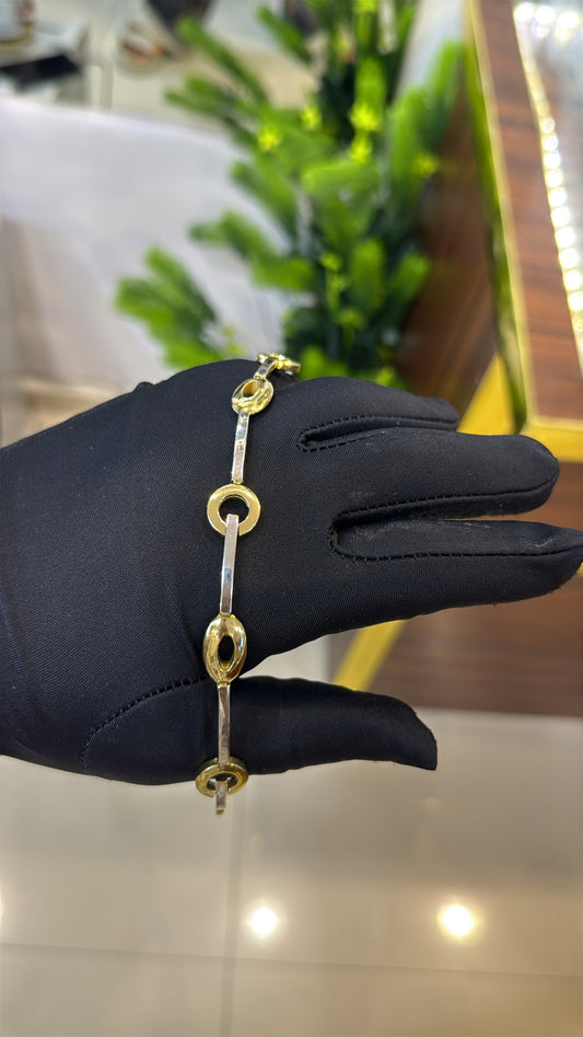 18-karat Bar Link Bracelet