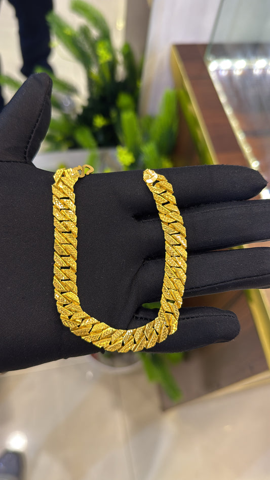 22-Karat Miami Links Bracelet