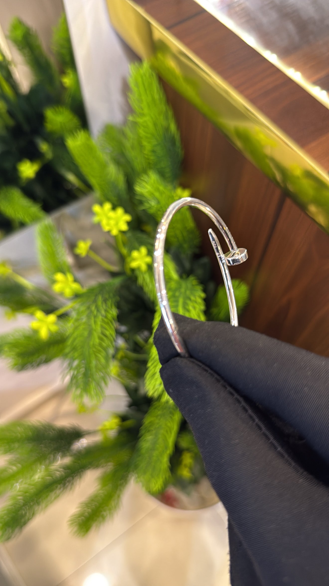 18-karat Cartier Nail Bracelet