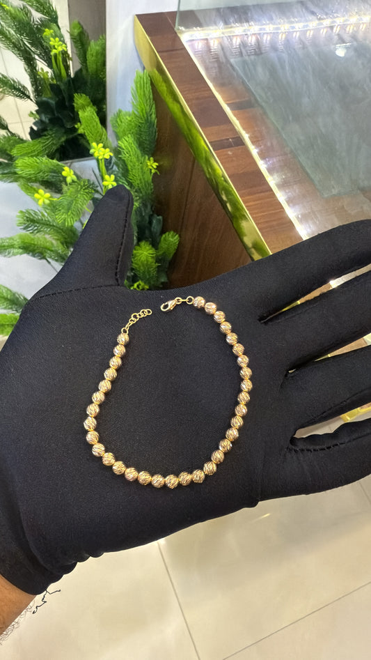 Diamond cut bracelet