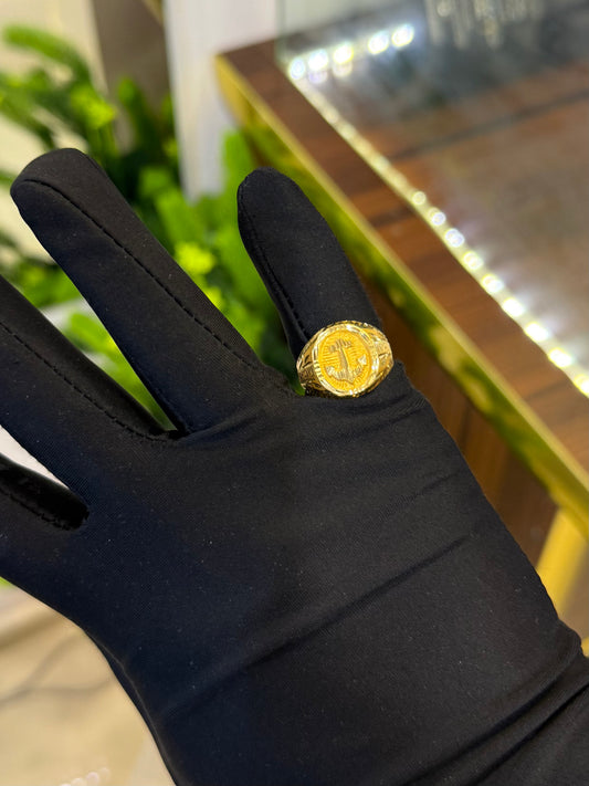 Anchor Signet Ring