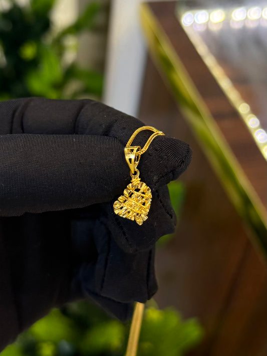 22-karat Heart Pendant