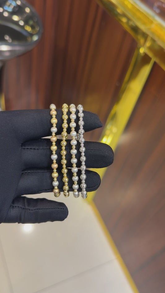 18-Karat Stacked Bangle