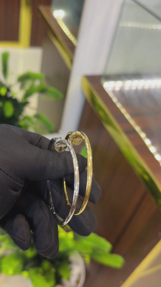 18-Karat Cartier Nail Bracelet