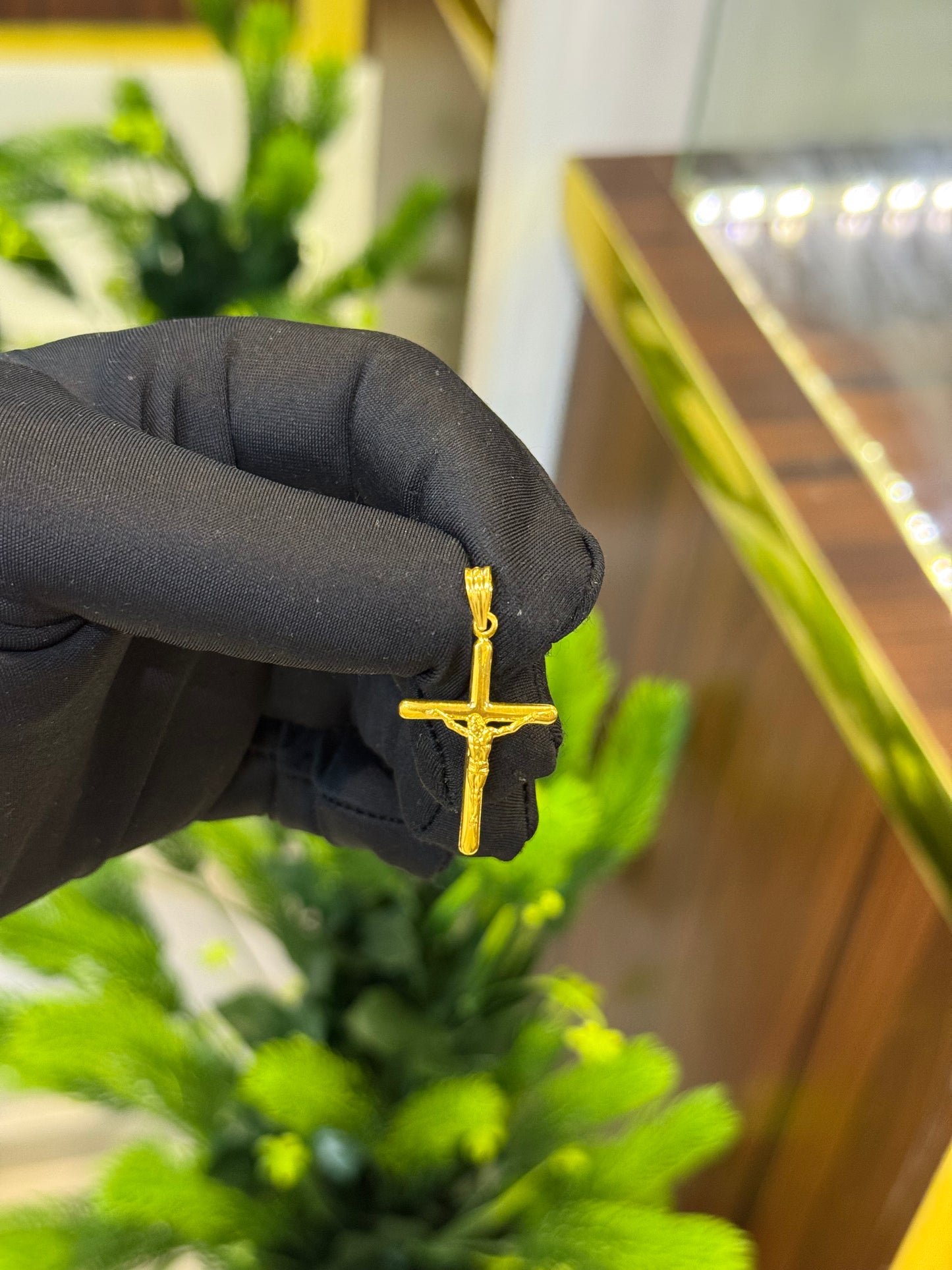 22-karat Crucifix Pendant
